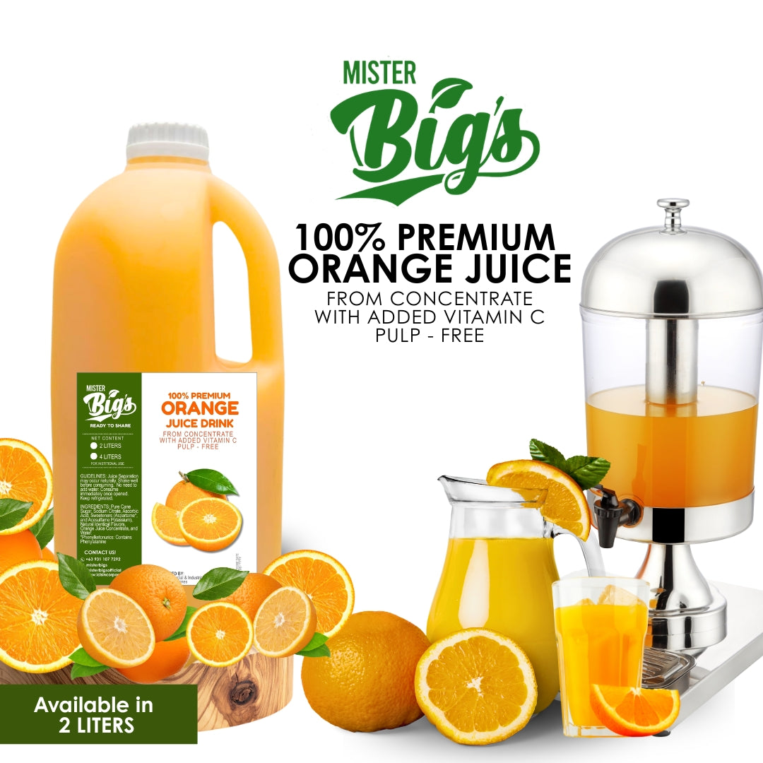 Mister Bigs Orange Juice Ready-to-Drink 2L